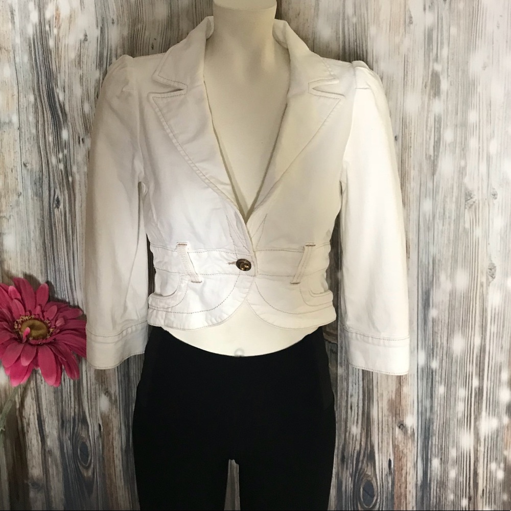 Guess premium White Jean jacket
